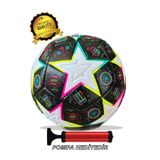 TECHCG Orijinal 4 Astarlı Futbol Topu Pompalı Sert Zemin Halı Saha 480 Gram No:5 Beyaz, TECHCHTOP9