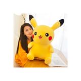 Techmarketi 60cm Pikaçu Pokemoon peluş oyuncak pamuk süper yumusak doldurulmus oyuncak ithal kumaş