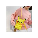 Techmarketi Pikachu yeni Pelüş sırt çantası moda yüksek kalite Mini kiz sırt çantası karikatür yönlü