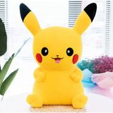 Techmarketi Pikaçu Pokemoon Peluş Oyuncak Pamuk Süper Yumusak Doldurulmus Oyuncak Ithal Kumaş - 35cm