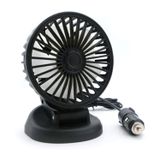 Techmaster Araç Araba Otomobil Mini Vantilatör Fan Pervane Soğutucu 12V FAN20