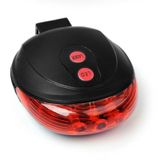 Techmaster Bisiklet Led Stop Lambası Lazer Şeritli Arka Stop