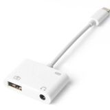 Techmaster iPhone Lightning 3.5 mm Kulaklık ve USB 3.0 Kamera Hub Adaptör