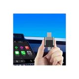 Techmaster Kablosuz CarPlay ve Android Auto Adaptörü Mini Ergonomik 2in1