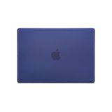 Techmaster MacBook Air M1 A2337 A2179 A1932 Karbon Fiber Görünümlü Kapak Koruma Mavi Kılıf