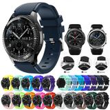 Techmaster Samsung Gear S3 Gear Watch 3 45mm Uyumlu Silikon Kordon Kayış