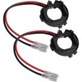 Techmaster Volkswagen Golf 7 Mk7 Gti H7 LED Far Bağlantı Aparatı - Siyah