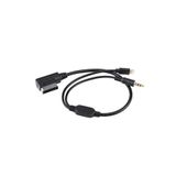 Techmaster Vw Audi 3.5 mm Aux Kablosu ve iPhone Lightning Şarj