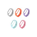 Techmaster Xiaomi Mi Band 5 6 7 Uyumlu Akıllı Bileklik TME 5'li Set Kordon Kayış