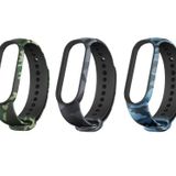 Techmaster Xiaomi Mi Band 5 Mi Band 6 Mi Band 7 Kamuflaj Desen Kordon