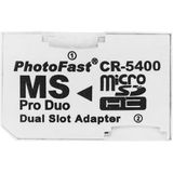 Techmi PSP Dual Slot MS Pro Duo Adaptör – PSP 1000/2000/3000 Uyumlu – Micro SD Kart Dönüştürücü – Yüksek Performanslı Hafıza Çevirici