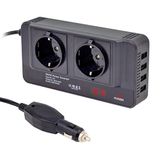TechMore 200 Watt 12 Volt to 220 Volt Cakmaktan Çevirici Socket Converter Modified Sinus Inverter Dönüştürücü 4 Usb, Superbox Modem, Pc, Led, Şarj Cihazları Aydınlatma İçindir