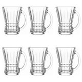 technic24 Lav 6 parçalı çay bardağı seti, Venus serisi, 150 ml, içecek bardakları