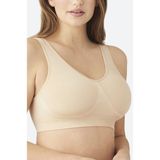 TECHNO 8Q Kalın Askılı Göğüs Toparlayıcı Spor Büstiyer Korse - 2XL - Ten