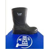 Techno BOOTS S4 ÇELİK BURUN Koyu Yeşil 27 cm. TPU Poliüretan Kısa Çizme %100 Su Geçirmez