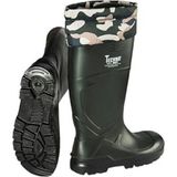 Techno Boots Su Geçirmez O4 Konçlu Çelik Burunsuz Poliüretan Çizme - Siyah
