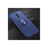 Techno Guru Huawei Mate 10 Lite Ultra Koruma Sağlayan Stant Özellikli Yüzüklü Ravel Silikon Kılıf - Mavi