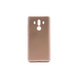 Techno Guru Huawei Mate 10 Pro Için Esnek ve Şık Soft Premier Silikon Kılıf - Gold