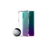 Techno Guru Oppo A5 2020 Köşe Korumalı Şeffaf Jelly Premium Silikon Kılıf