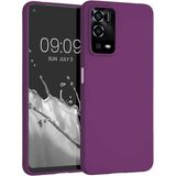 Techno Guru Oppo A55 4g Için Esnek ve Şık Soft Premier Silikon Kılıf - Bordo