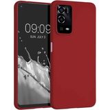 Techno Guru Oppo A55 4g Için Esnek ve Şık Soft Premier Silikon Kılıf - Kırmızı