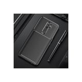 Techno Guru Oppo A9 2020 Gofret Desenli Ultra Koruma Sağlayan Negro Silikon Kılıf - Siyah