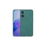 Techno Guru Oppo A96 4g Içi Kadife Dolgulu Şık Candy Lansman Silikon Kılıf - Koyu Yeşil