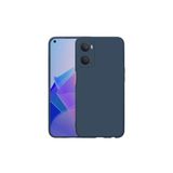 Techno Guru Oppo A96 4g Içi Kadife Dolgulu Şık Candy Lansman Silikon Kılıf - Lacivert
