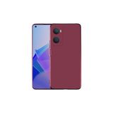 Techno Guru Oppo A96 4g Için Esnek ve Şık Soft Premier Silikon Kılıf - Bordo
