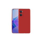 Techno Guru Oppo A96 4g Için Esnek ve Şık Soft Premier Silikon Kılıf - Kırmızı