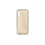 Techno Guru Oppo Reno 3 Için Esnek ve Şık Soft Premier Silikon Kılıf - Gold