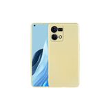 Techno Guru Oppo Reno 7 4g Için Esnek ve Şık Soft Premier Silikon Kılıf - Gold