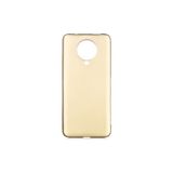 Techno Guru Poco F2 Pro Için Esnek ve Şık Soft Premier Silikon Kılıf - Gold