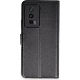 Techno Guru Poco F5 Pro Kılıf Kapaklı Kılıf Trend S Plus Kapak - Siyah