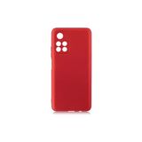 Techno Guru Poco M4 Pro 5g Için Esnek ve Şık Soft Premier Silikon Kılıf - Kırmızı