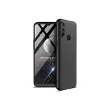 Techno Guru Realme 5i 3 Parçalı Tam Koruma Şık Astrea Premium Sert Kılıf - Realme 5İ - Siyah