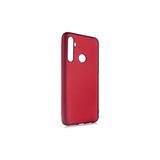 Techno Guru Realme 5i Için Esnek ve Şık Soft Premier Silikon Kılıf - Bordo