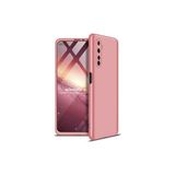 Techno Guru Realme 6 Pro 3 Parçalı Tam Koruma Şık Astrea Premium Sert Kılıf - Rose