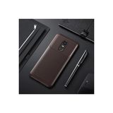 Techno Guru Redmi 5 Plus Gofret Desenli Ultra Koruma Sağlayan Negro Silikon Kılıf - Kahverengi
