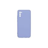 Techno Guru Samsung Galaxy A02S Içi Kadife Dolgulu Şık Candy Lansman Silikon Kılıf - Lila