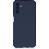 Techno Guru Samsung Galaxy A14 4g Kılıf Içi Kadife Kaplı Nano Silikon Kapak - Lacivert
