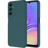 Techno Guru Samsung Galaxy A25 Içi Kadife Dolgulu Şık Candy Lansman Silikon Kılıf - Koyu Yeşil