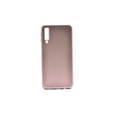 Techno Guru Samsung Galaxy A7 2018 Için Esnek ve Şık Soft Premier Silikon Kılıf - Gold