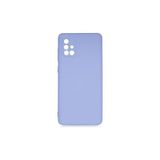 Techno Guru Samsung Galaxy A71 Içi Kadife Dolgulu Şık Candy Lansman Silikon Kılıf - Lila