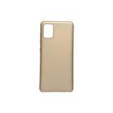 Techno Guru Samsung Galaxy A71 Için Esnek ve Şık Soft Premier Silikon Kılıf - Gold