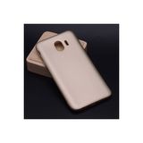 Techno Guru Samsung Galaxy J4 Için Esnek ve Şık Soft Premier Silikon Kılıf - Gold