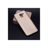 Techno Guru Samsung Galaxy J6 Için Esnek ve Şık Soft Premier Silikon Kılıf - Gold