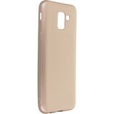 Techno Guru Samsung Galaxy J6 Kılıf Esnek Yapılı First Silikon Kapak - Gold
