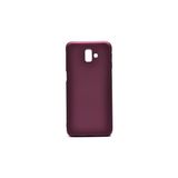 Techno Guru Samsung Galaxy J6 Plus Için Esnek ve Şık Soft Premier Silikon Kılıf - Bordo