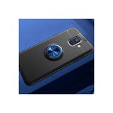 Techno Guru Samsung Galaxy J6 Ultra Koruma Sağlayan Stant Özellikli Yüzüklü Ravel Silikon Kılıf - Siyah - Mavi